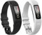 Yikamosi Kompatibel mit Garmin vivofit 1/vivofit 2 Armband,Soft-Silikon Watch Armband Atmungsaktiv Ersatz Strap für Garmin vivofit 1/vivofit 2(Large,Balck+White)