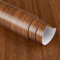 JSEVEM 40CM×3M Walnut Wood Wallpaper Peel and Stick Brown Wood Grain Contact Paper Vinyl Wrap Kitchen Cabinet Covering Desk Removable Furniture Stickers Self Adhesive Sticker for Wardrobe Cupboard