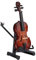 Sutinna Geigenmodell aus Holz, Geigenmodell, Dekoration, Geschenk Musikinstrumentendekoration Miniatur-Home-Office für Kinder