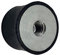 DOJA INDUSTRIAL | Klimaanlage Gummipuffer M4 | Innengewinde-Innengewinde 15x15 | PACK 4 | Klima Silentblock | Klimageraet Anti Vibration Gummilager | Wandhalterung Gummi Antivibrationsfuesse