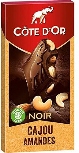 Cote D Or Chocolat noir cajou amandes COTE D'OR