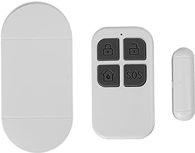 Lancoon 1 confezione sensore di allarme porta wireless con 1 telecomandi 130 dB antifurto sirena magnetica standby lungo avviso di bassa potenza per la casa negozio garage sicurezza bambini
