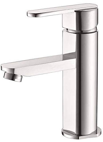 IMEX - Grifo lavabo monomando Serie Roma Cromado/Plateado BDR001-1