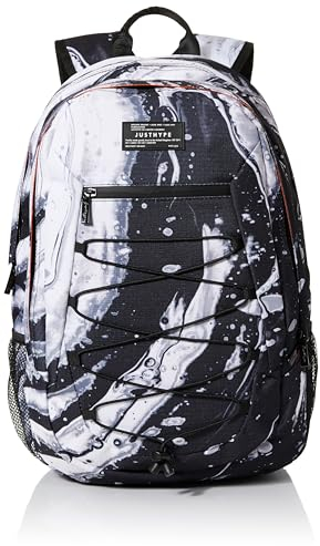hype Unisex Rucksack, Black Mono Out of Space Marble