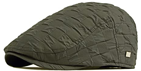 NALITARE Herren Polyester Regenfest Flach Ivy Gatsby Newsboy Driving Cap Hat, armee-grün, Einheitsgröße