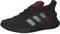 Adidas Herren Kaptir 2.0 Shoes-Low (Non Football), Core Black/Matte Silver/Better Scarlet, 40 2/3 EU