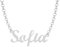 Collana Unisex Nome in Argento 925% Anallergico Made in Italy (Sofia)