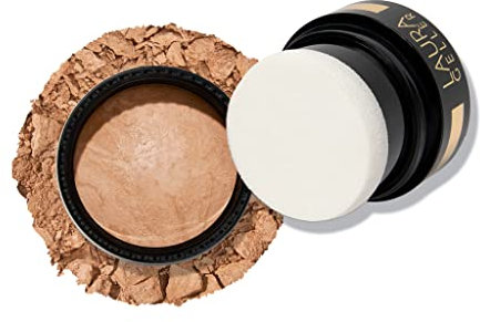 LAURA GELLER NEW YORK - Baked Balance-n-Brighten To Go Farbkorrekturpuder in Reisegröße – Gold