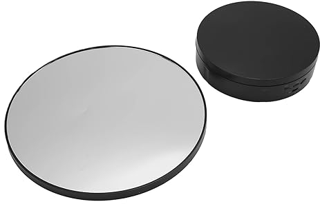 Soporte de Pantalla Giratorio, Potente Motor, Operación con un Botón, Plato Giratorio Eléctrico para Transmisión en Vivo (Black)
