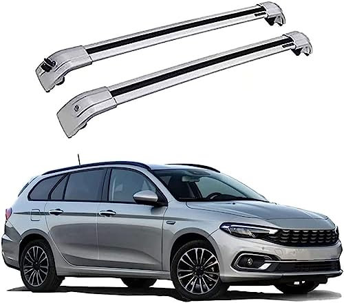 Barre portapacchi auto Per Fi-at Tipo 5 Porte Immobiliare 2016-2021, barra portapacchi trasversale carico portapacchi trasporto accessori rotaie tetto