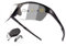OuShiun Fahrradbrille Damen Herren, Faltbare Brille Radsportbrille mit UV400 Schutz TR90 Rahmen für Sport Radfahren