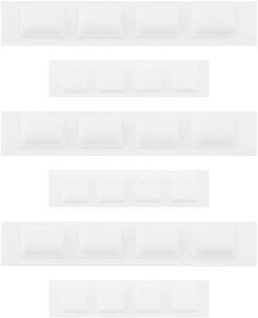 Create idea 3 juegos de fundas de goma adhesivas para patas de polvo, piezas de repuesto compatibles con Nintendo Wii, cubiertas de tornillo de consola, color blanco