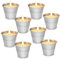 Citronella-Kerzen für den Garten, 80–120 Stunden Brenndauer, natürliches Sojawachs, tragbare Duftkerzen im Glas, Geschenksets für Zuhause, Terrasse, Hof, Innenbereich, Balkon, Camping, 8 Stück