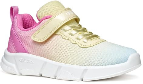 Geox J ARIL Girl B Sneaker, Multicolor, 24 EU