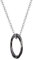 JHBTFQ Round grey, Wikinger Rune Kette, Bar/Triangel/Ring Mobius Anhänger mit Nordische Rune Edelstahl Schmuck für Herren Damen Paare Geschenke