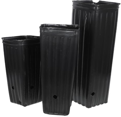 MERRYHAPY 60-teiliger Pflanzentopf Für Anzuchttöpfe Blumentopf Aus Kunststoff Tragbarer Pflanzgefäß Für Garten Pflanzen Und Gemüse