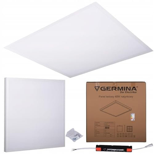 GERMINA DER ELECTRIKER LED-Panel, 48 W, quadratisch, 30 x 120 cm, für Büro, Innenbereich, Zuhause