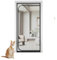 Zanzariera per gatti e animali domestici, 90 x 210 cm, doppia cerniera, a prova di animali domestici, previene la fuga di cani e gatti, adatta per soggiorno, camera da letto, cucina, patio (grigio C,