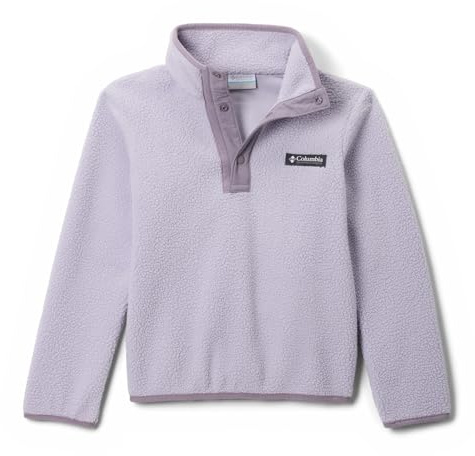 Columbia Unisex Kinder Helvetia 2 Half Snap Fleece Mantel, Lavender Pearl, Shale Purple, 116 EU