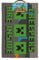 Minecraft Fußmatte Creepers Need Hugs aus Kokosfaser, Unterseite aus PVC.