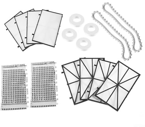Kit de reconstruction Tune-Up pour Dolphin 9991433-R4 Filtres 6101641-R2 Brosses & Tracks, Kit de reconstruction robotique de piscine pour Dolphin CC Plus