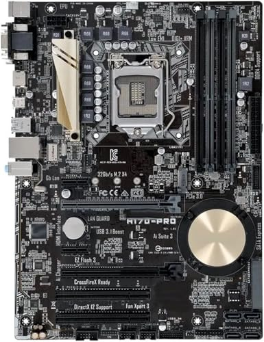 desktop motherboard Fit For ASUS H170-PRO Motherboard + I5-6500 Cpu Kit Intel H170 LGA 1151 4×DDR4 64GB M.2 PCI-E 3.0 DVI HDMI ATX