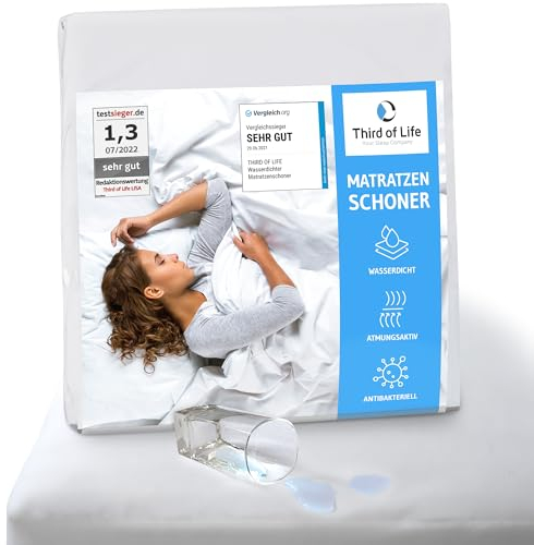 Matratzenschutz für Babybetten 70x140, wasserdichte Betteinlage für Kinderzimmer, Atmungsaktiver Schoner & Nässe-Schutz, Matratzen-Auflage 70 x 140, Hygienische Bettausstattung für Kinder/Babys