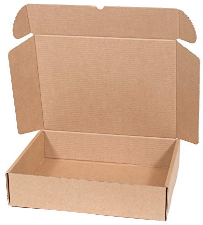 Pack 20 Cajas Cartón Kraft Automontables con Tapa – Doble Pared, Resistentes para Envíos, Ecommerce y Mensajería con medidas 42x30x10 cm