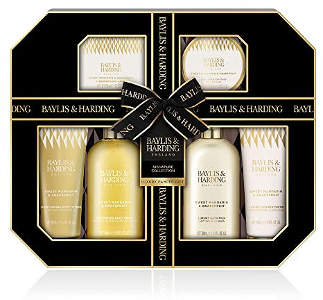 Baylis & Harding Sweet Mandarin & Grapefruit Ultimate Bathing Large Gift Set - Vegan Friendly