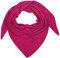 styleBREAKER Damen Strick Dreieckstuch | Weiches Schultertuch mit Reiskorn Muster | Unifarbenes Dreiecktuch aus Wolle Mix | Made in Italy | 190 x 72 cm, Farbe:Fuchsia