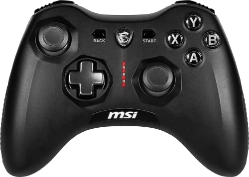 MSI FORCE GC20 V2 Wired PC Gamepad Controller - Coperture D-Pad sostituibili, due motori a vibrazione, USB 2.0 - cablato