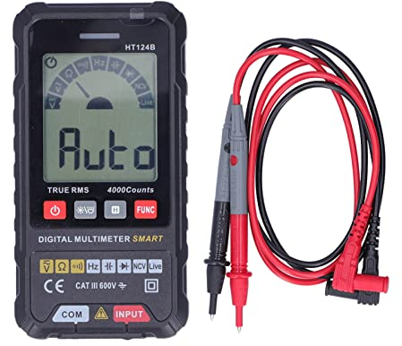 HT124B Digital Multimeter Universal Smart Multi Tester Auto Range Messspannung Strom Tester Ohm Volt Ampere Tester