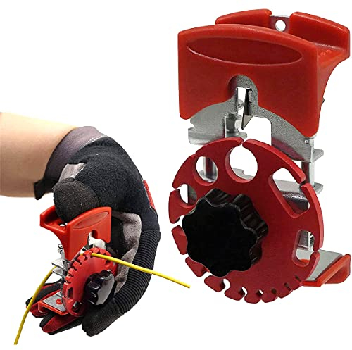 Dénudeur Rapide Portatif Universel, Machine à Dénuder de Fil de Cuivre Portative, Dénudeur Rapide à Main, Coupe-Câble Portatif Réglable de Profondeur de Coupe, Démolisseur de Fil Électrique