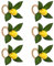 Set mit 12 Zitronen-Serviettenringen, Zitronenreben, Blatt, Serviettenhalter für Geburtstag, Hochzeit, Frühling, Sommer, Abendessen, Dekoration für Zuhause, Tischdekoration