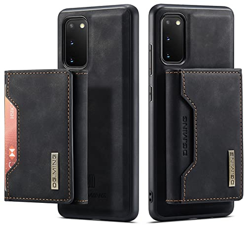 UDBKKDX 2 in 1 Detachable Wallet & Phone Case For iPhone 13 Pro, Magnetic adsorption Premium Leather With Viewing Stand Camera Lens Protection Shockproof Card Holders cover case Black