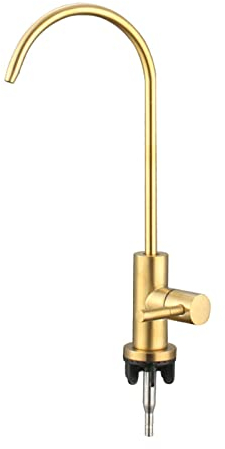 Grifo Cocina, Grifo Osmosis Monomando Dorado Grifo Fregadero Grifo Osmosis Inversa