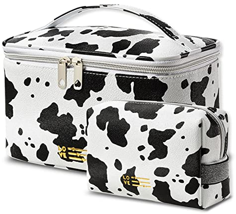 Kosmetiktasche Satz Schminktasche Damen Kosmetiktasche Klein Tragbare, Wasserdichtem Kulturtasche Groß Makeup Bag für Reisen Camping