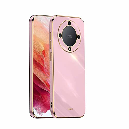 HAOYE Case for Honor Magic 5 Lite 5G (Magic5 Lite) / X9a, Electroplating Slim Silicon Premium Flexible TPU Cover Bumper, Anti-Scratch Shockproof TPU Protective Shell. Purple