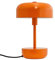 Dyberg Larsen Haipot Tischlampe Orange | Schreibtischlampe 17cm in Dänischen Design | Tischleuchte im retro und modernem Ausdruck | Leselampe für den Innen | Lampe ohne leuchtmittel G9/9W