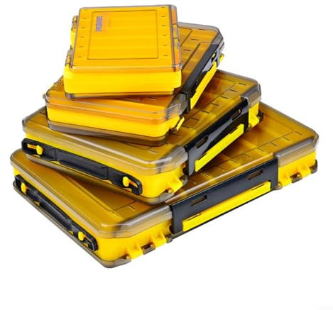 Boîte à leurres double face étanche pour appâts de pêche (D)