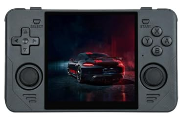 AIUOUS RGB30 Console de jeu portable rétro avec 20 000 jeux, écran LCD HD 4 pouces, noir