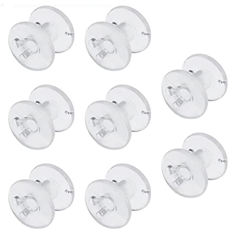 Navna 8 Pieces Blind Cord Cleat Safety Blind Cord Winder Window Blinds String Holder Clear Cleat For Home Office Use Blind Cord Winder Clear Safety