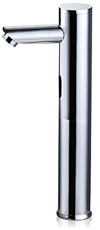 Sensor Wasserhahn, Automatisch Induktion Wasserhahn Waschtischarmatur für Küche, Bad, Toilette Armatur Waschbecken 20cm Hoch
