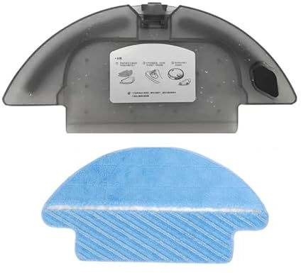 UDXZAIJQ Tanque de agua y accesorios de tela de fregona, compatible con el aspirador Robot Conga 3090, piezas de limpieza de fregonas (Color:Water Tank and Mop)