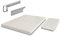 FURNIFY Arbeitsplatte (2 Kiefer Weiß Eckarbeitsplatte / 89x89cm / 28mm) Küchenarbeitsplatte Laminatplatte Küchenmöbel