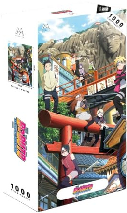 Plastoy Boruto Naruto Next Generations Puzzle mit 1.000 Teilen - Poster enthalten