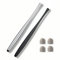 Precise Touch Screen Pen for Screens, Pack of 2 Pens with 4 Replacement Tips, Compatible with iPad, iPhone, Samsung, Huawei, Surface and Others, Ideal for Drawing and Navigation