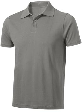 Love My Fashions Mens Polo Shirts Short Sleeve & Knitted Collar, Regular Fit, Casual Plain Cotton T-Shirts for Adults