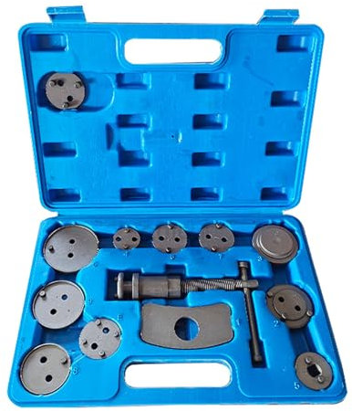 MALSSE 12pcs/13pcs Professional Compressor Rewind Tool Disc Brake Caliper Rewind Back Heavy Duty Brake Caliper Compressor Tool Automotive Brake Enhancer