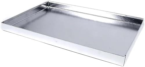 Prestivio Aschekasten für Gartengrill Grillzubehör wetterfest hitzebeständig langlebig passend BBQ Holzkohle Gasgrill einfache Reinigung stabil 50x40 cm